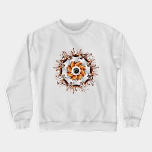 coffee splash mandala Crewneck Sweatshirt